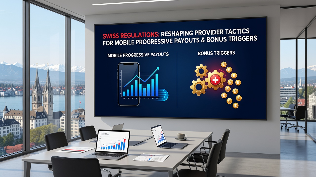 Mobile interface showing progressive jackpot tracking under Swiss compliance standards